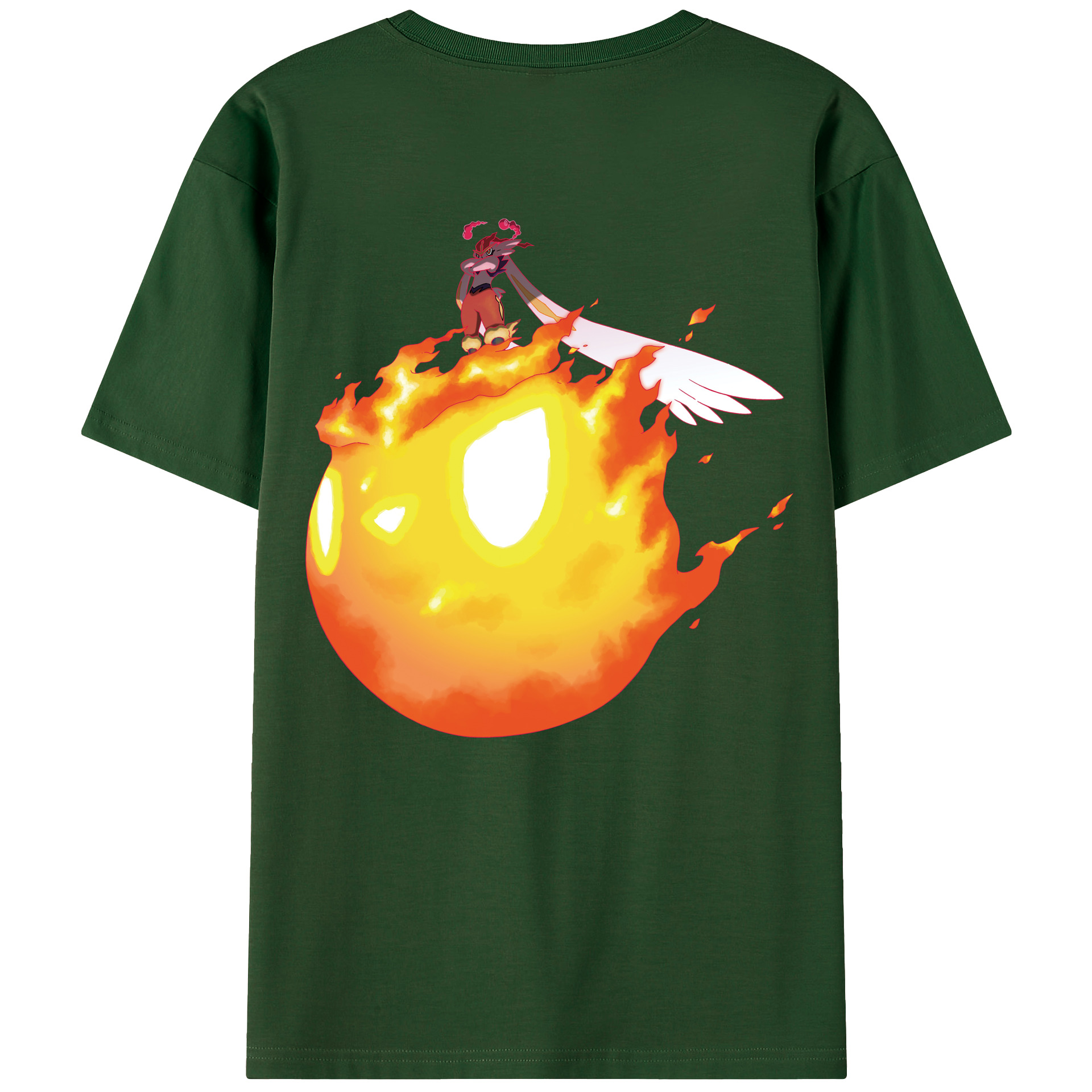 （画像用） ポケットモンスター Pokémon 綿100％半袖Tシャツ（背面プリント）